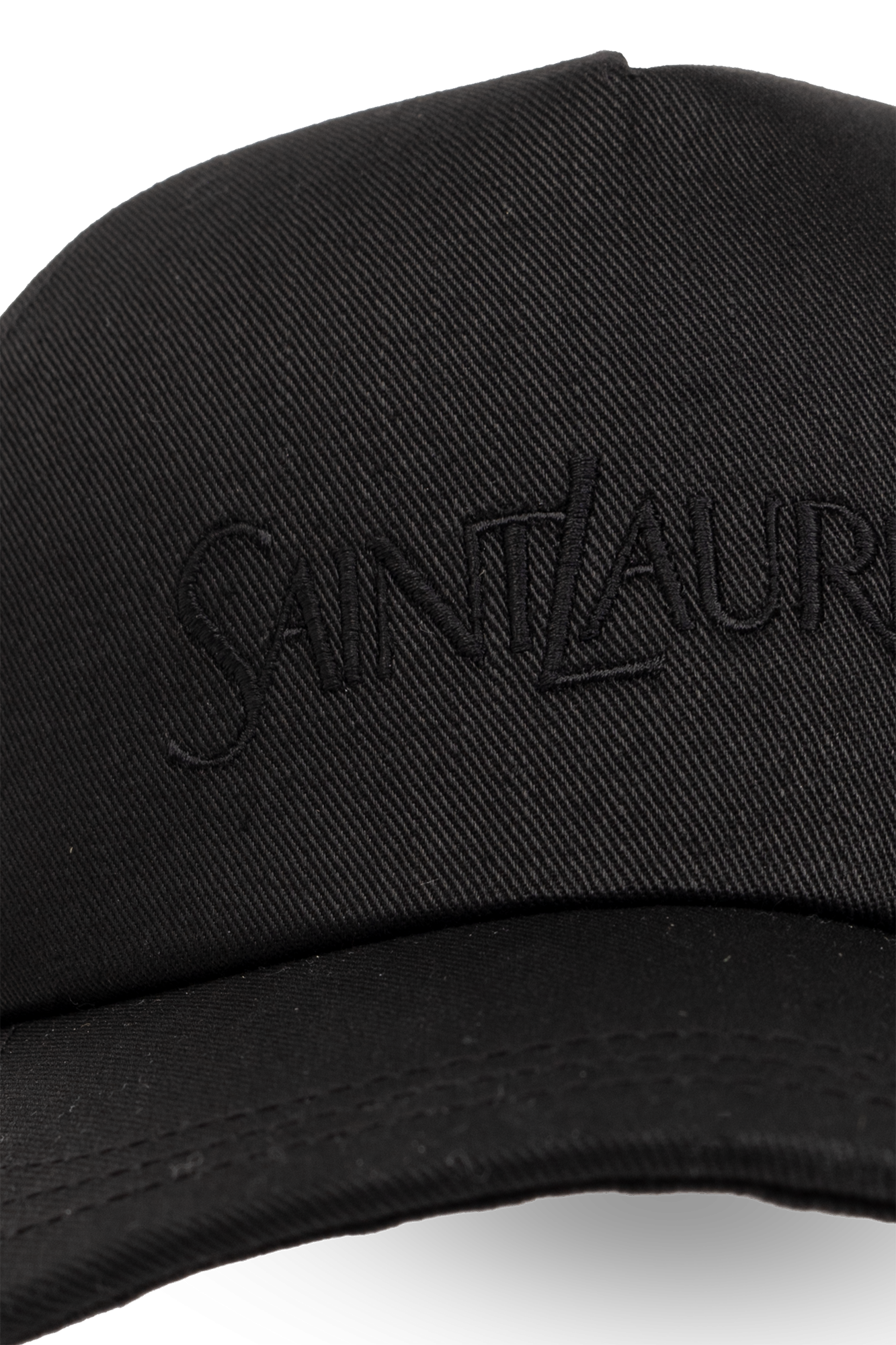 Black Baseball cap with logo Saint Laurent - Vitkac AS